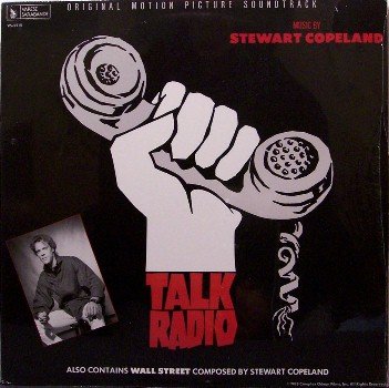 Talk Radio - Soundtrack - Sealed Vinyl LP Record - Stewart Copeland of The Police - OST