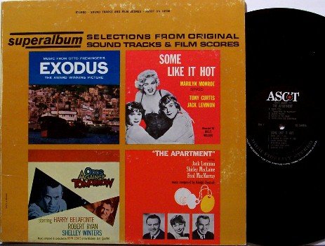 Some Like It Hot Superalbum Sampler - Soundtrack - Vinyl LP Record - Marilyn Monroe - OST