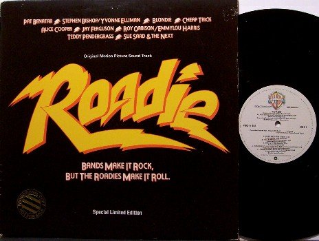 Roadie - Soundtrack - Promo Only Single Disc Version - Vinyl LP Record - Rock - OST
