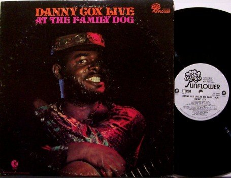 Cox, Danny - Live At The Family Dog - Vinyl LP Record - White Label Promo - Blues / R&B