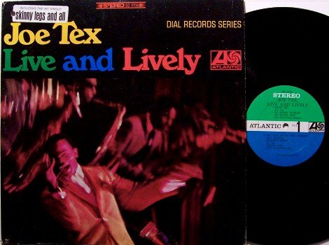 Tex, Joe - Live And Lively - Vinyl LP Record - R&B Soul