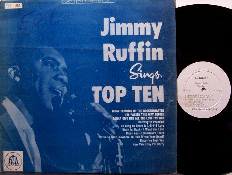 Ruffin, Jimmy - Sings Top Ten - 10 - Vinyl LP Record - R&B Soul - Korean Pressing