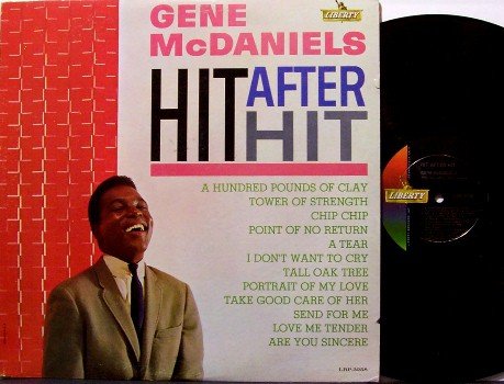 McDaniels, Gene - Hit After Hit - Vinyl LP Record - Mono - Mc Daniels - R&B Soul