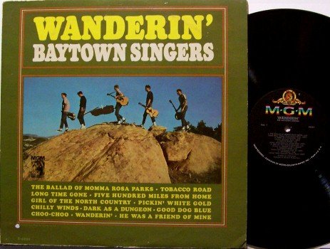 Baytown Singers - Wanderin' - Vinyl LP Record - Mono - Folk