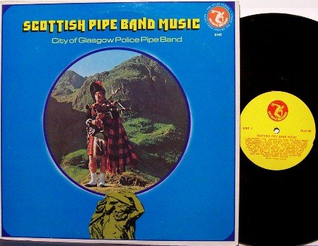 Scottish Pipe Band Music - Vinyl LP Record - Bagpipes - Military