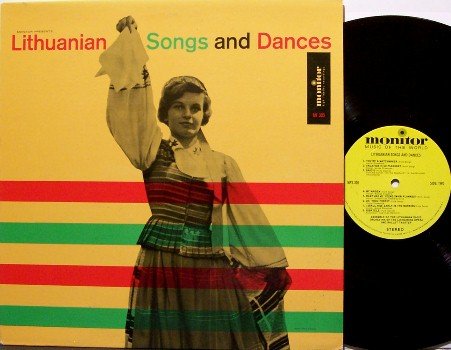 Lithuanian Songs And Dances - Vinyl LP Record - World Lithuania Folk