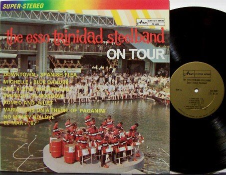 Esso Trinidad Steel Band - On Tour - Vinyl LP Record - Kettle Drum - World
