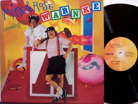 Warnke, Mike & Rose - Growing Up - Vinyl LP Record - 1983 Comedy Christian