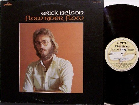 Nelson, Erick - Flow River Flow - Vinyl LP Record + Insert - Eric - 70's Contemporary Christian