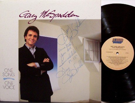McSpadden, Gary - One Song One Voice - Signed Vinyl LP Record - Gaither - Contemporary Christian