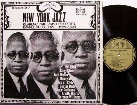 Williams, Clarence Orchestra - Barrel House Five New York Jazz 1927-1929 - Vinyl LP Record
