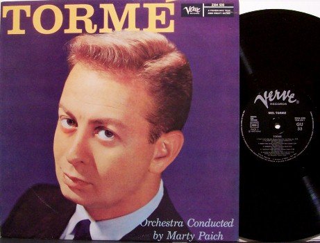 Torme, Mel - Torme - Vinyl LP Record - Marty Paich / Frank Rosolino - French Verve Jazz