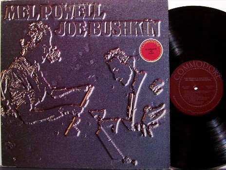 Powell, Mel & Joe Bushkin - The World Is Waiting - Vinyl LP Record - Promo - Commodore Jazz