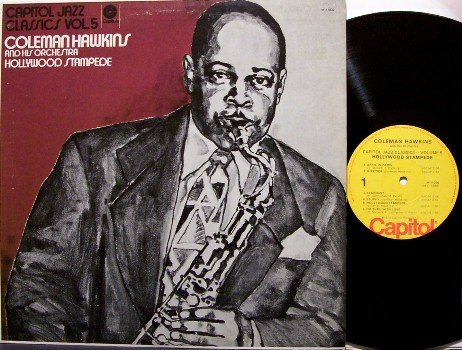 Hawkins, Coleman - Hollywood Stampede - Vinyl LP Record - Jazz