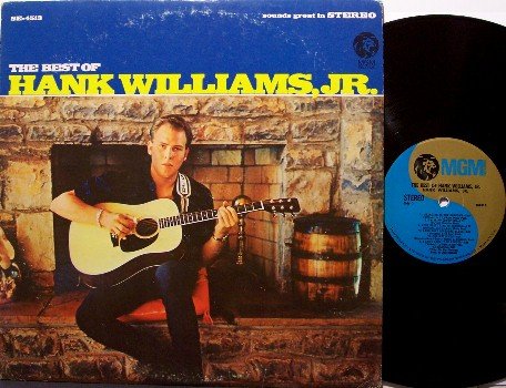Williams, Hank Jr. - The Best Of Hank Williams Jr - Vinyl LP Record - MGM - Country
