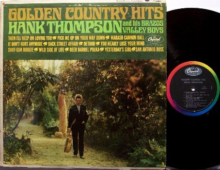 Thompson, Hank - Golden Country Hits - Vinyl LP Record - Mono