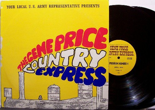 Price, Gene Country Express - US Army Radio Show - April 1974 - Vinyl 2 LP Record Set