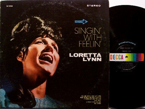 Lynn, Loretta - Singin' With Feelin' - Vinyl LP Record - Decca - Country