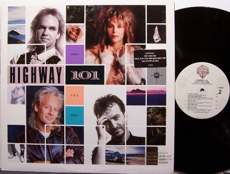 Highway 101 - Paint The Town - Vinyl LP Record - Promo - Country