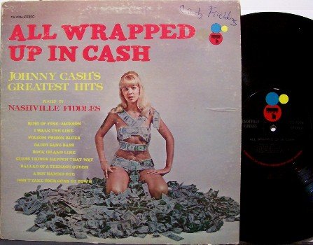 Cash, Johnny songs played by Nashville Fiddles - All Wrapped Up - Vinyl LP Record - Country