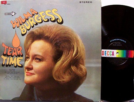 Burgess, Wilma - Tear Time - Vinyl LP Record - Mono - Country