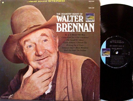 Brennan, Walter - The Country Heart Of - Vinyl LP Record - Movie TV Actor
