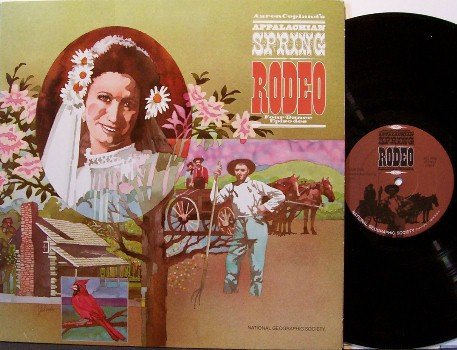 Appalachian Spring Rodeo - Vinyl LP Record - Aaron Copland - Classical Cowboy Rodeo Country