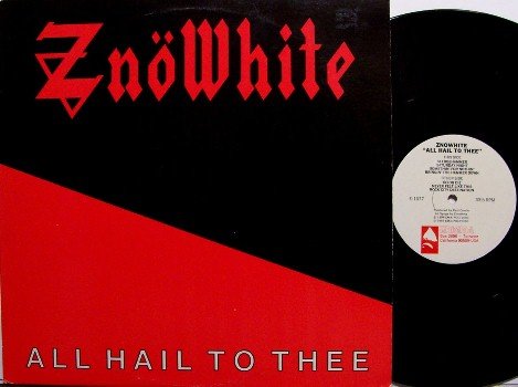 Znowhite - All Hail To Thee - Vinyl LP Record - Zno White - 1984 Enigma Heavy Metal - Rock