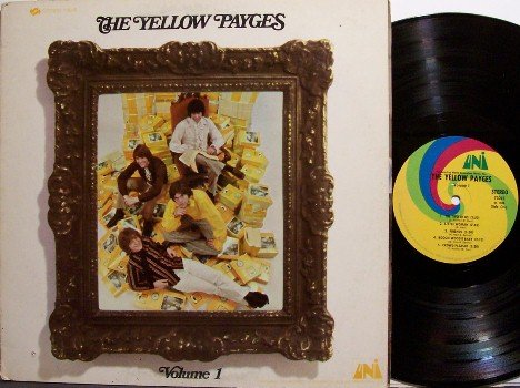 Yellow Payges, The - Volume 1 - Vinyl LP Record - Original 1st Pressing - Psych Rock