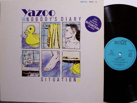 Yazoo - Limited & Numbered 12 Inch Vinyl Record - Nobody's Diary / Situtation - UK - Rock