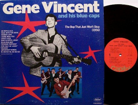 Vincent, Gene & His Blue Caps - The Bop That Just Won't Stop - Vinyl LP Record - Rock