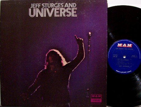 Sturges, Jeff and Universe - Self Titled - Vinyl LP Record - Rock