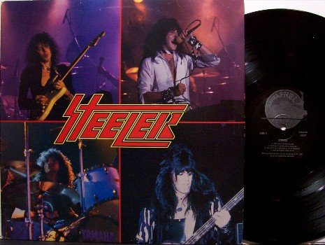 Steeler - Self Titled - Vinyl LP Record - Shrapnel Label - Yngwie Malmsteen - Metal Rock