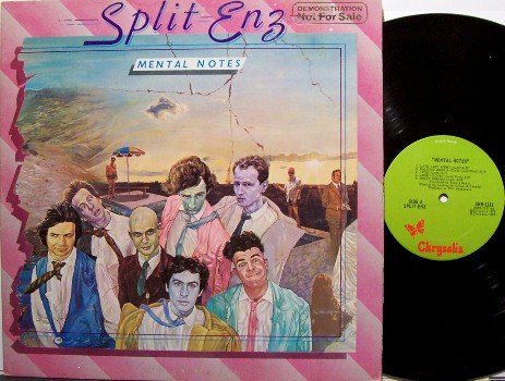 Split Enz - Mental Notes - Vinyl LP Record - Promo - Rock