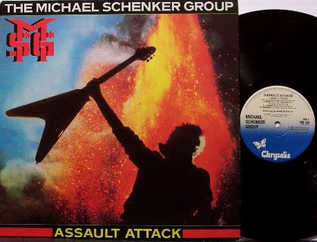 Schenker, Michael Group - Assault Attack - Vinyl LP Record - UK Pressing - MSG / UFO - Rock