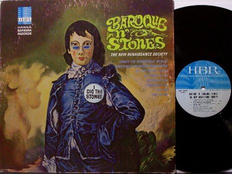 Rolling Stones / The New Renaissance Society - Baroque N' Stones - Vinyl LP Record - 1966 Mono