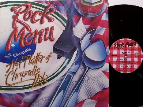 Rock Menu - Hot Platter Of Chrysalis Hits - Vinyl LP Record - Rock