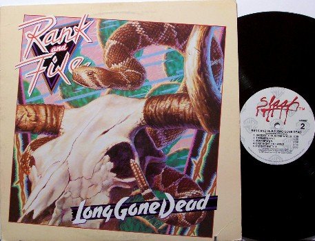 Rank And File - Long Gone Dead - Vinyl LP Record - Alternative Rock