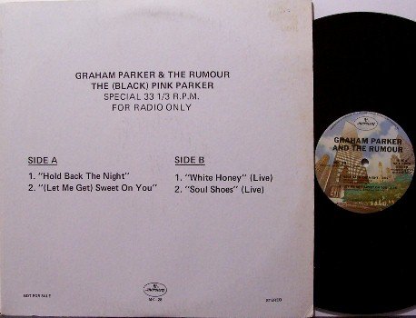Parker, Graham & The Rumour - Black Pink Panther - Radio Promo Only Vinyl 12" Mini LP Record - Rock