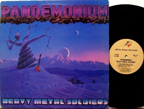 Pandemonium - Heavy Metal Soldiers - Vinyl LP Record + Insert - Metal Blade Rock