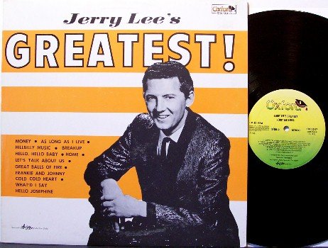 Lewis, Jerry Lee - Greatest - Vinyl LP Record - Italian Pressing - Rock