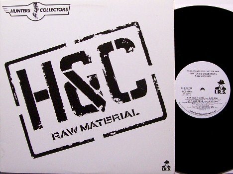Hunters And Collectors - Raw Material - Promo Only Live EP - Vinyl LP Record - H&C - Rock