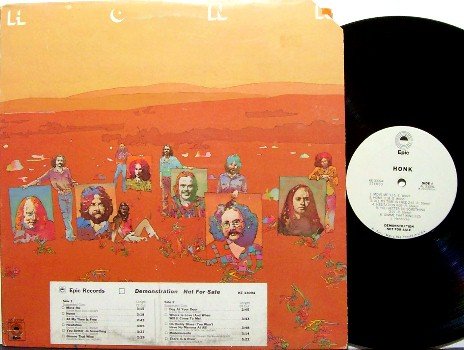 Honk - Self Titled - White Label Promo - Vinyl LP Record - Country Folk Rock
