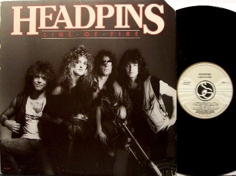 Headpins - Line Of Fire - Vinyl LP Record - Rock