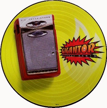 Gigantor Picture Disc - G-Force Radio - Vinyl LP Record - German Rock