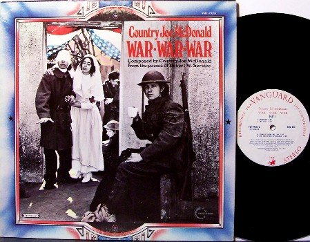 Country Joe McDonald - War War War - Vinyl LP Record - Mc Donald - Rock