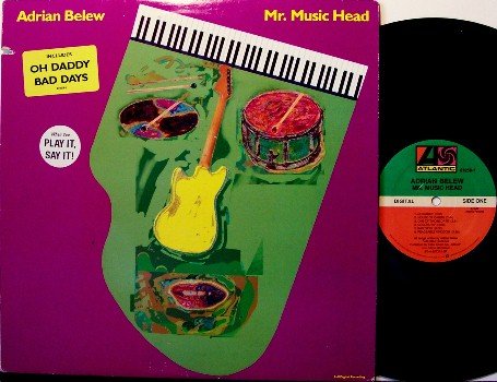 Belew, Adrian - Mr. Music Head - Vinyl LP Record - Rock