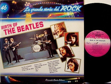 Beatles, The - Birth Of The Beatles - Italy Pressing - Vinyl LP Record + Insert - Rock
