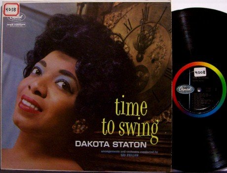 Staton, Dakota - Time To Swing - Vinyl LP Record - Capitol Mono - Pop Rock