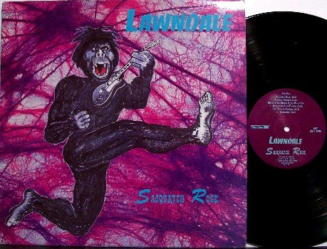 Lawndale - Sasquatch Rock - Vinyl LP Record + Insert - Lawn Dale - Rock